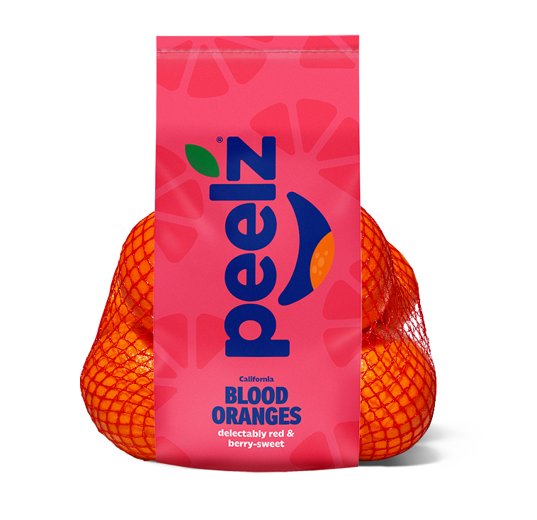 A bag of Peelz California Blood Oranges