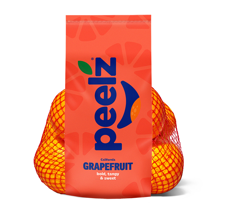 A bag of Peelz California Grapefruit