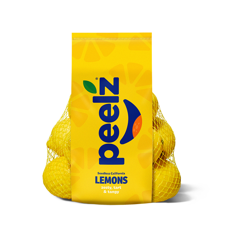 A bag of Peelz seedless California Lemons